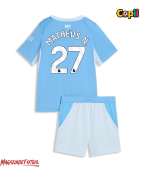 Manchester City Matheus Nunes #27 Echipament de Fotbal Replică 2026-27 Copii Acasa (+ Șorturi)